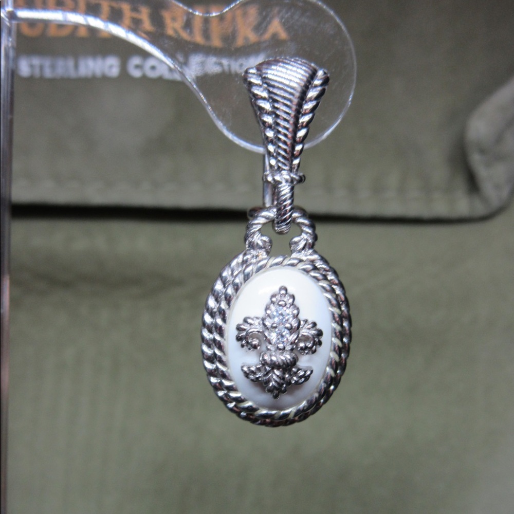 Judith Ripka Signature Sterling Silver Earrings